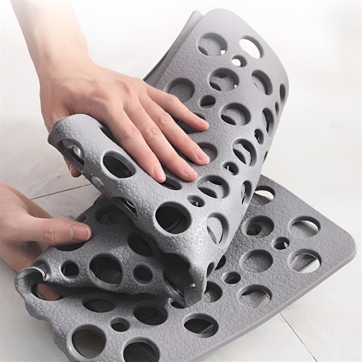 Non Slip Bathtub Shower Mat With Suction Cup Drainage