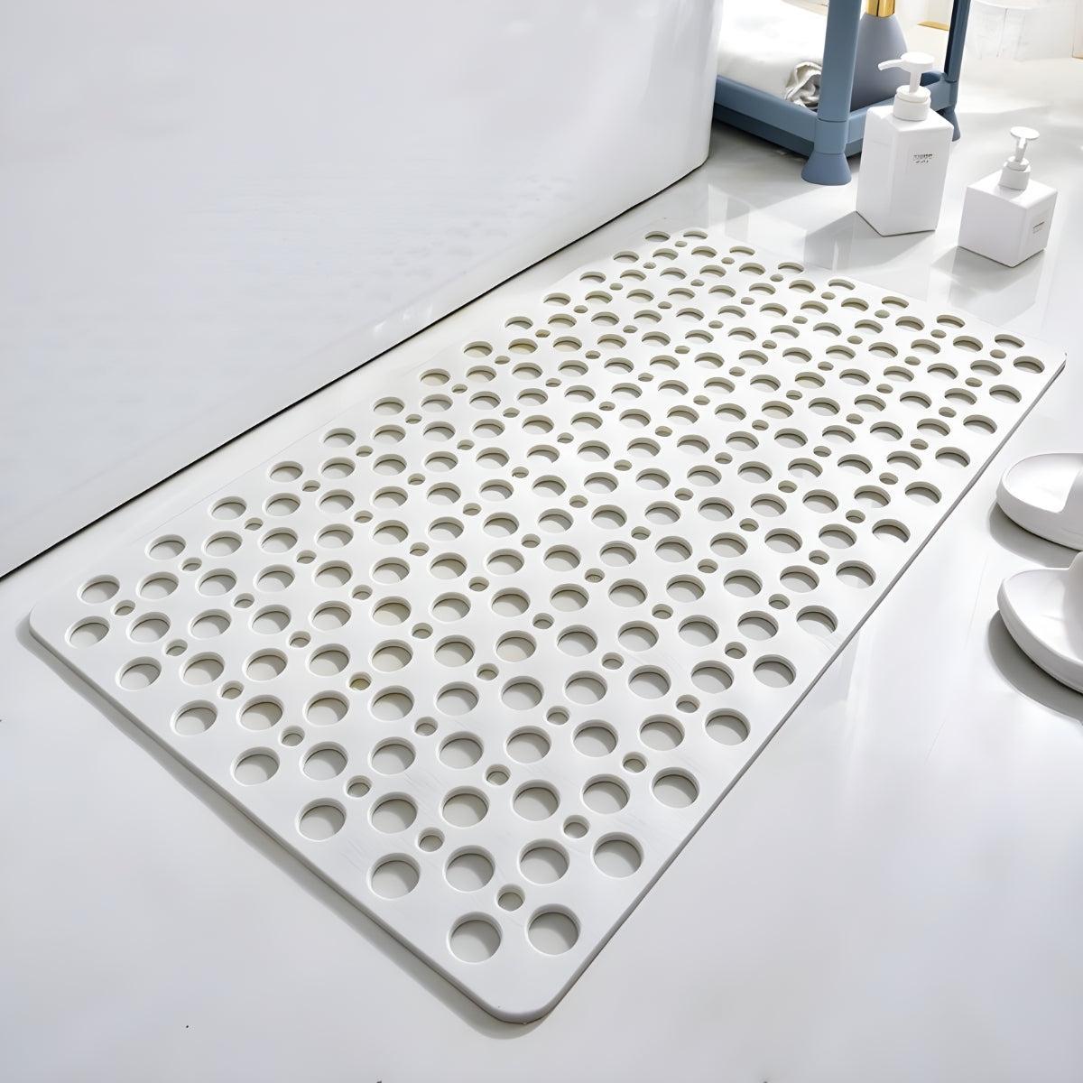 Non Slip Bathtub Shower Mat With Suction Cup Drainage