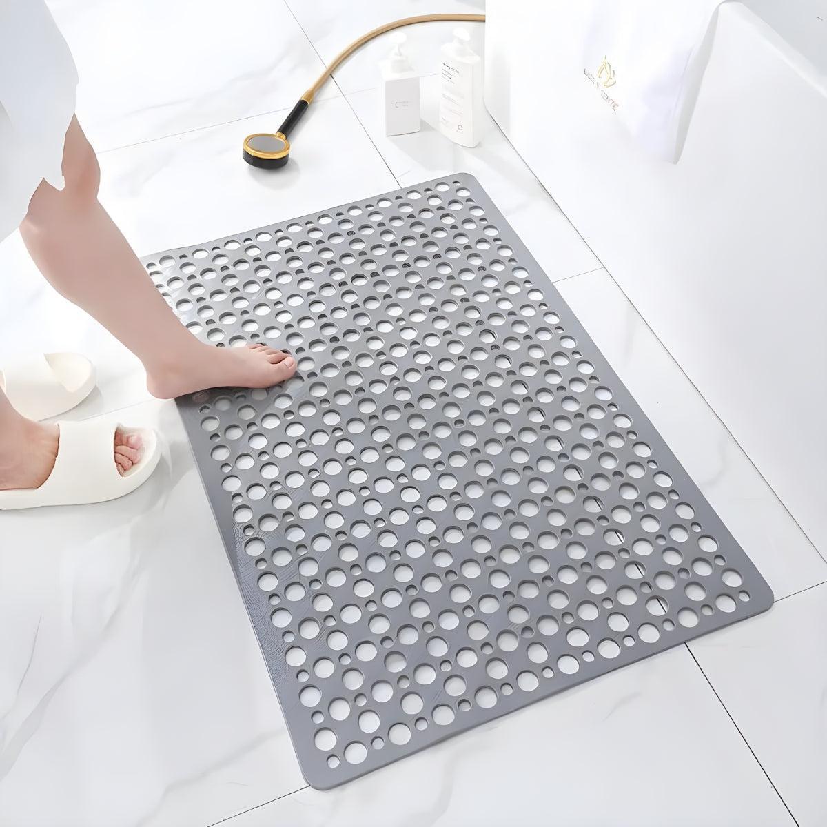 Non Slip Bathtub Shower Mat With Suction Cup Drainage