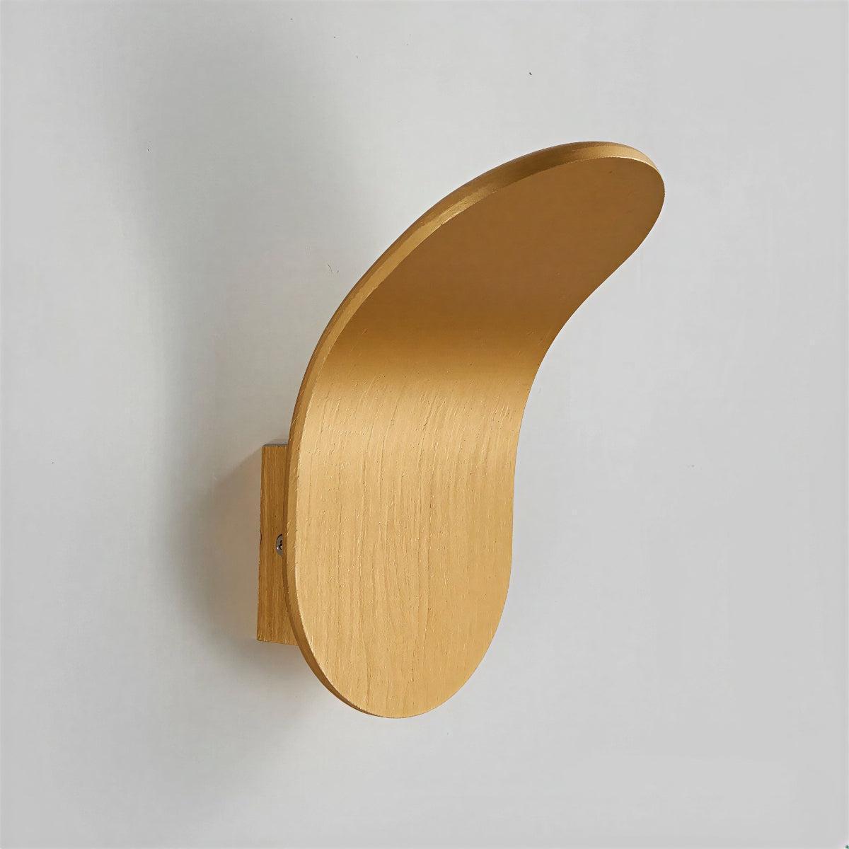Nordic Curved Sculptural Wall Sconce Light With Ambient Wall Lighting