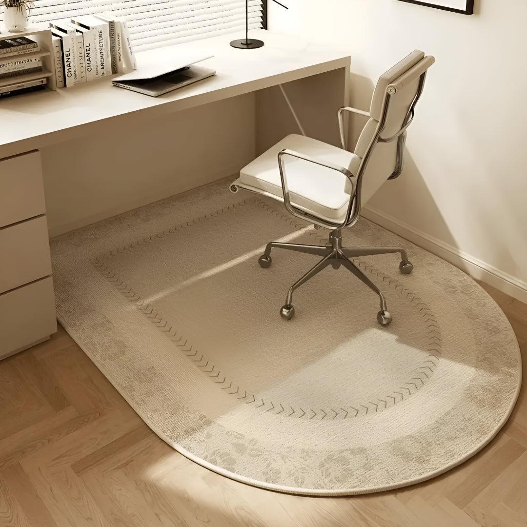 Office Chair Mat For Floor Protection With Noise Softening And Non Slip Backing