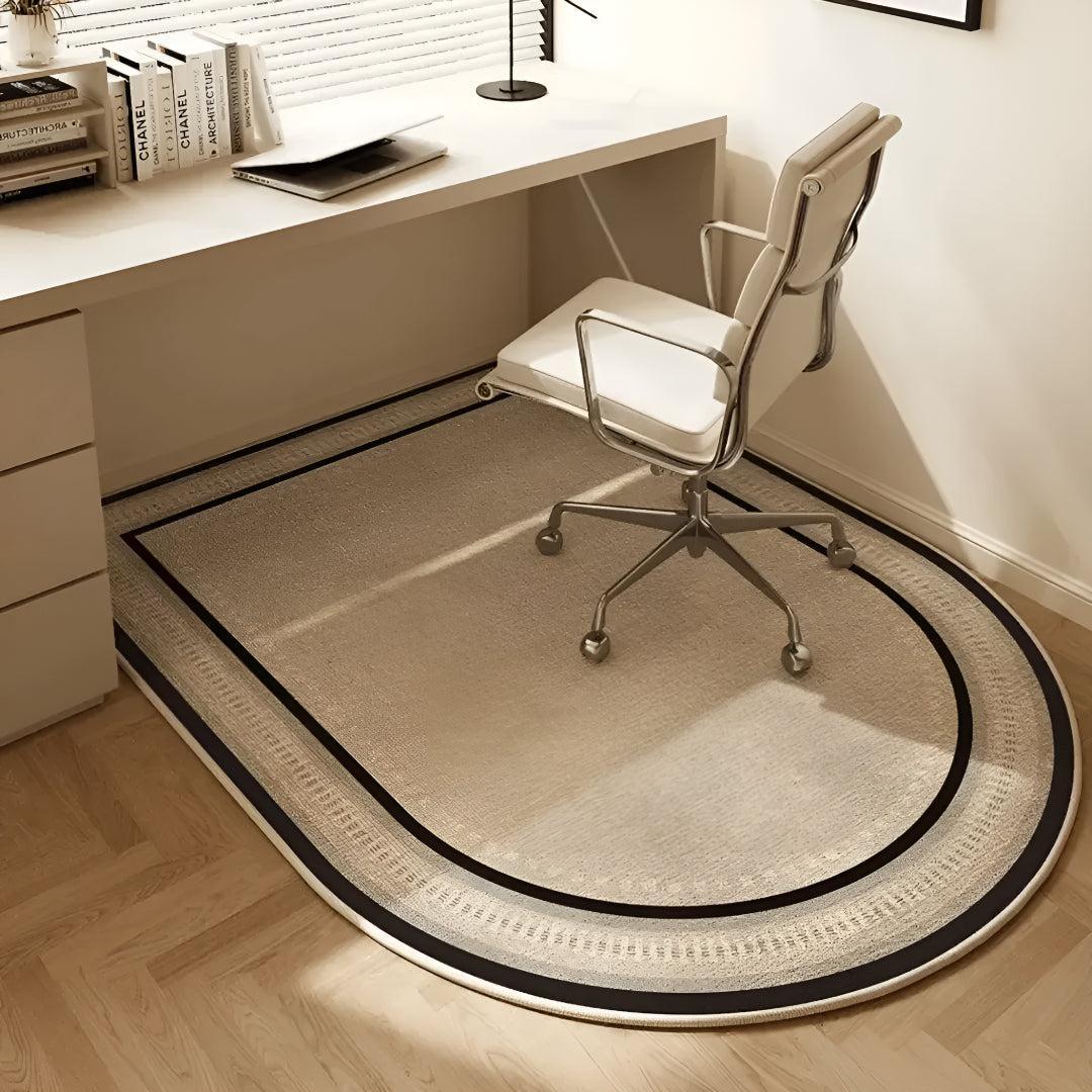 Office Chair Mat For Floor Protection With Noise Softening And Non Slip Backing