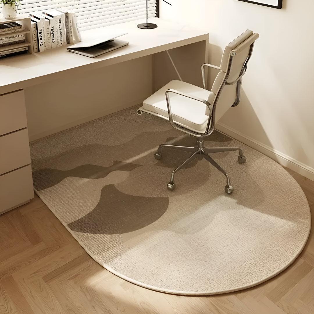Office Chair Mat For Floor Protection With Noise Softening And Non Slip Backing