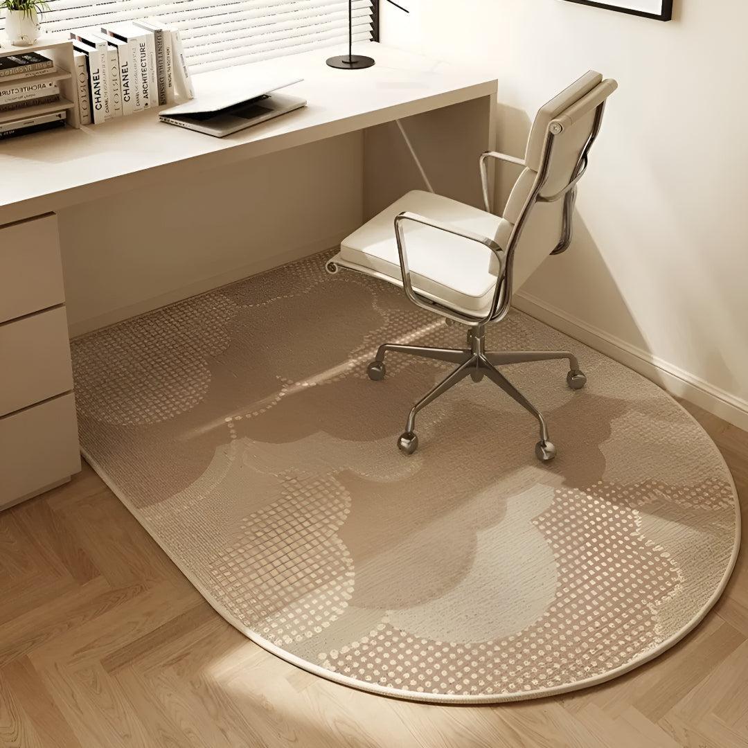 Office Chair Mat For Floor Protection With Noise Softening And Non Slip Backing