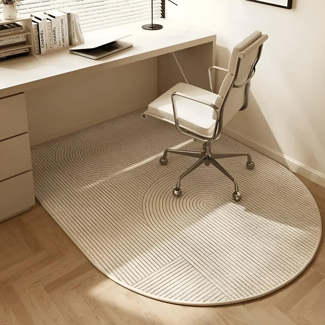 Office Chair Mat For Floor Protection With Noise Softening And Non Slip Backing