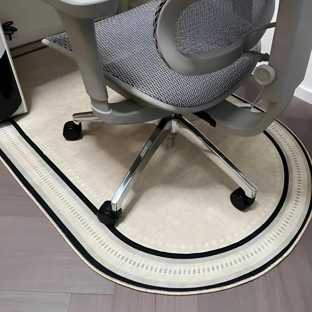 Office Chair Mat For Floor Protection With Noise Softening And Non Slip Backing