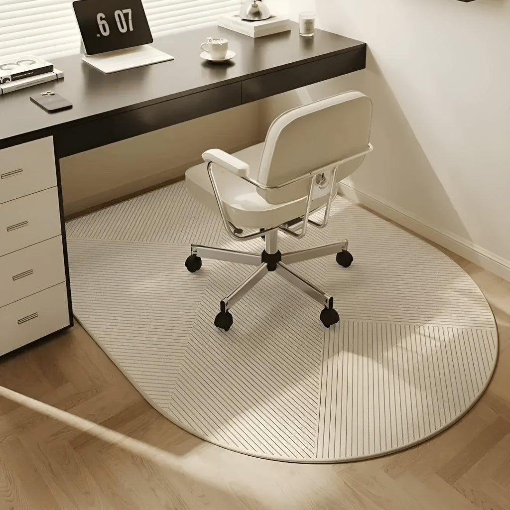 Office Chair Mat For Floor Protection With Noise Softening And Non Slip Backing