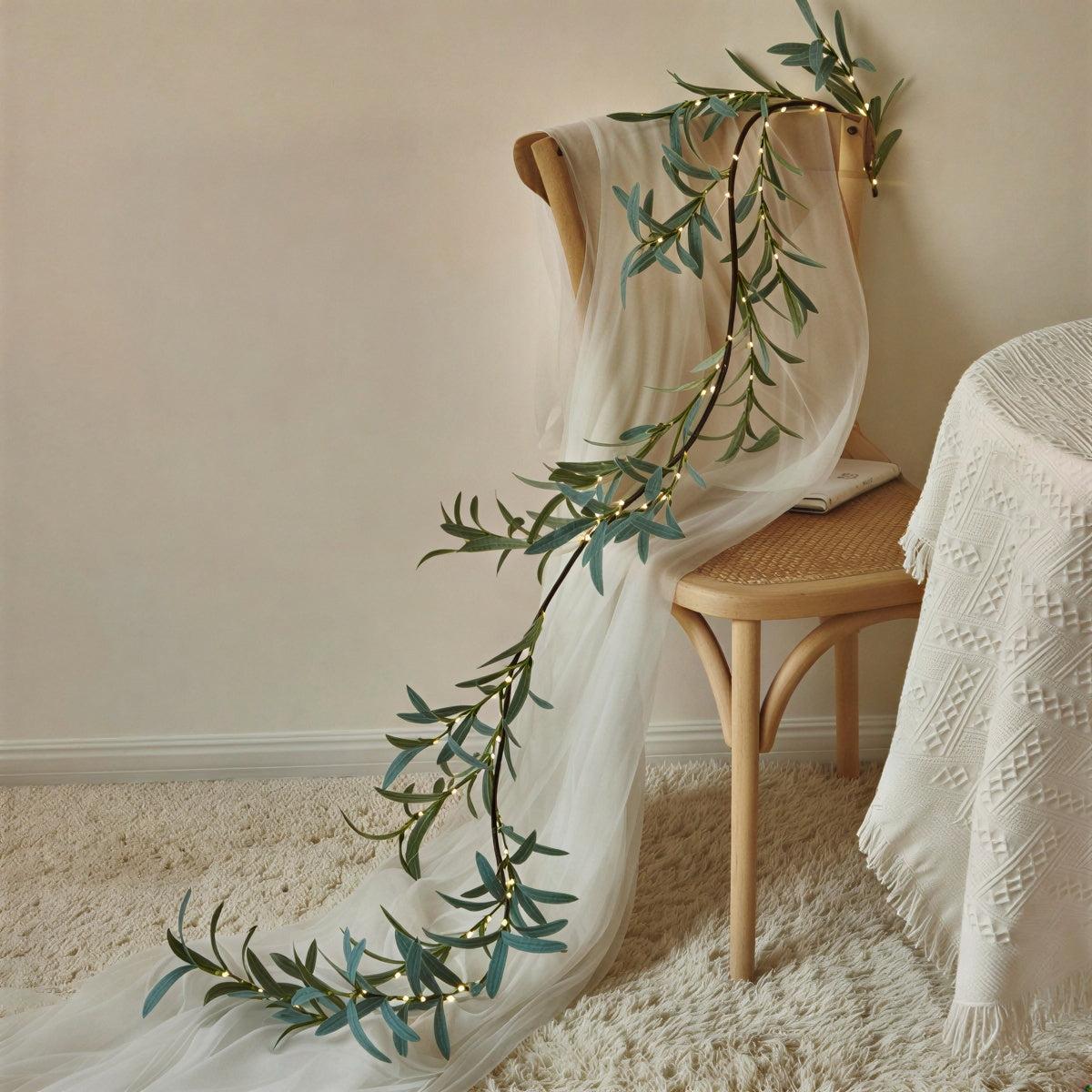 Olive Branch Garland Fairy Lights