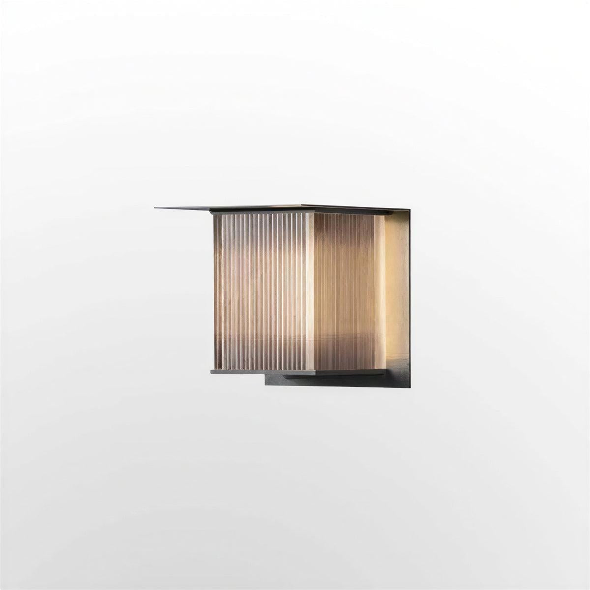 Outdoor Exterior Rectangular Box Wall Light Lantern