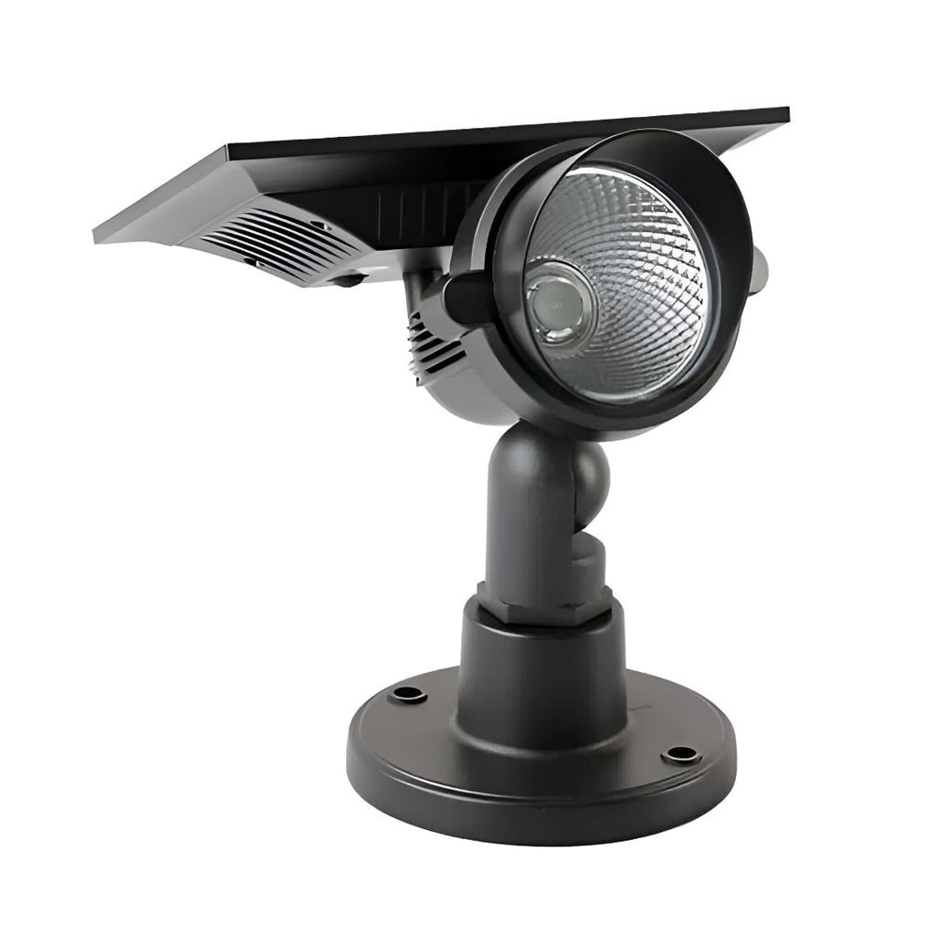Outdoor Exterior Solar Powered Pathway Landscape Light With Stake To Put In Ground And Adjustable Illumination