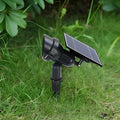 Outdoor Exterior Solar Powered Pathway Landscape Light With Stake To Put In Ground And Adjustable Illumination