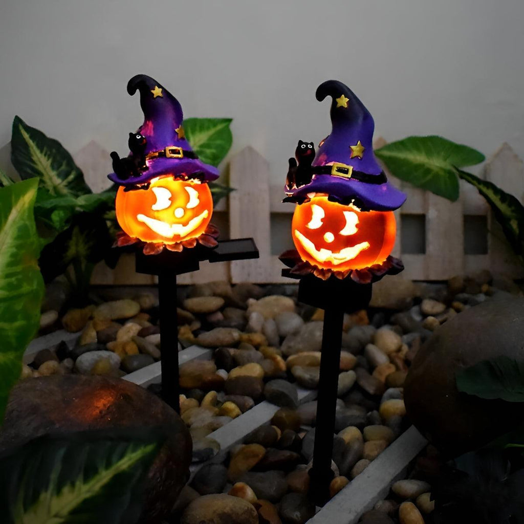 Outdoor Halloween Decoration For Solar Pathway Lights With Festive Glowing Design