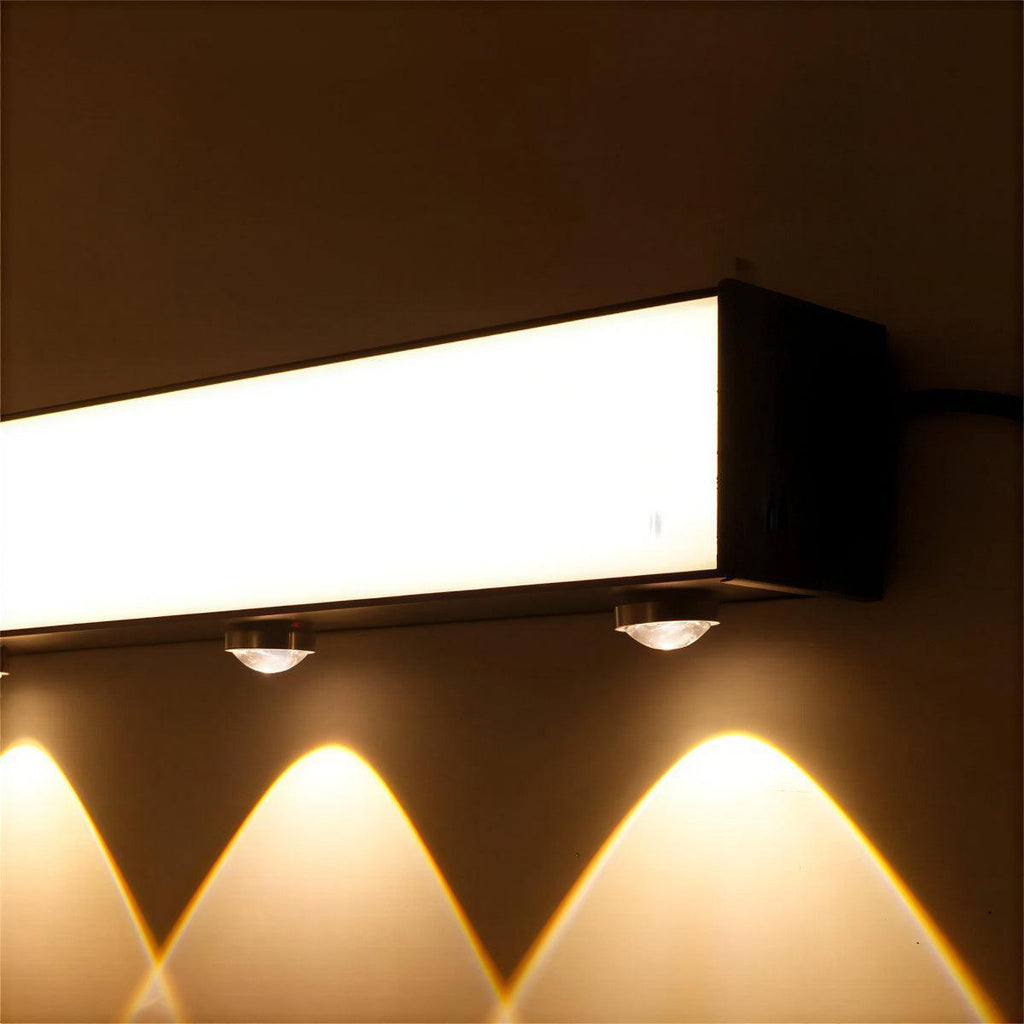Outdoor Long Wall Light Bar With Multi Beam Spotlight Effect