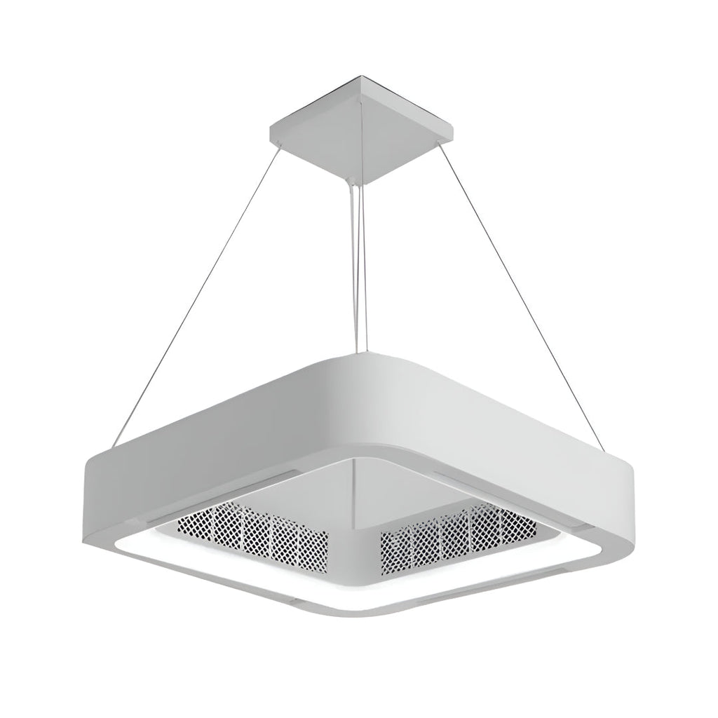 Overhead Hanging Ceiling Light Fan With Multi-functional Bladeless Design
