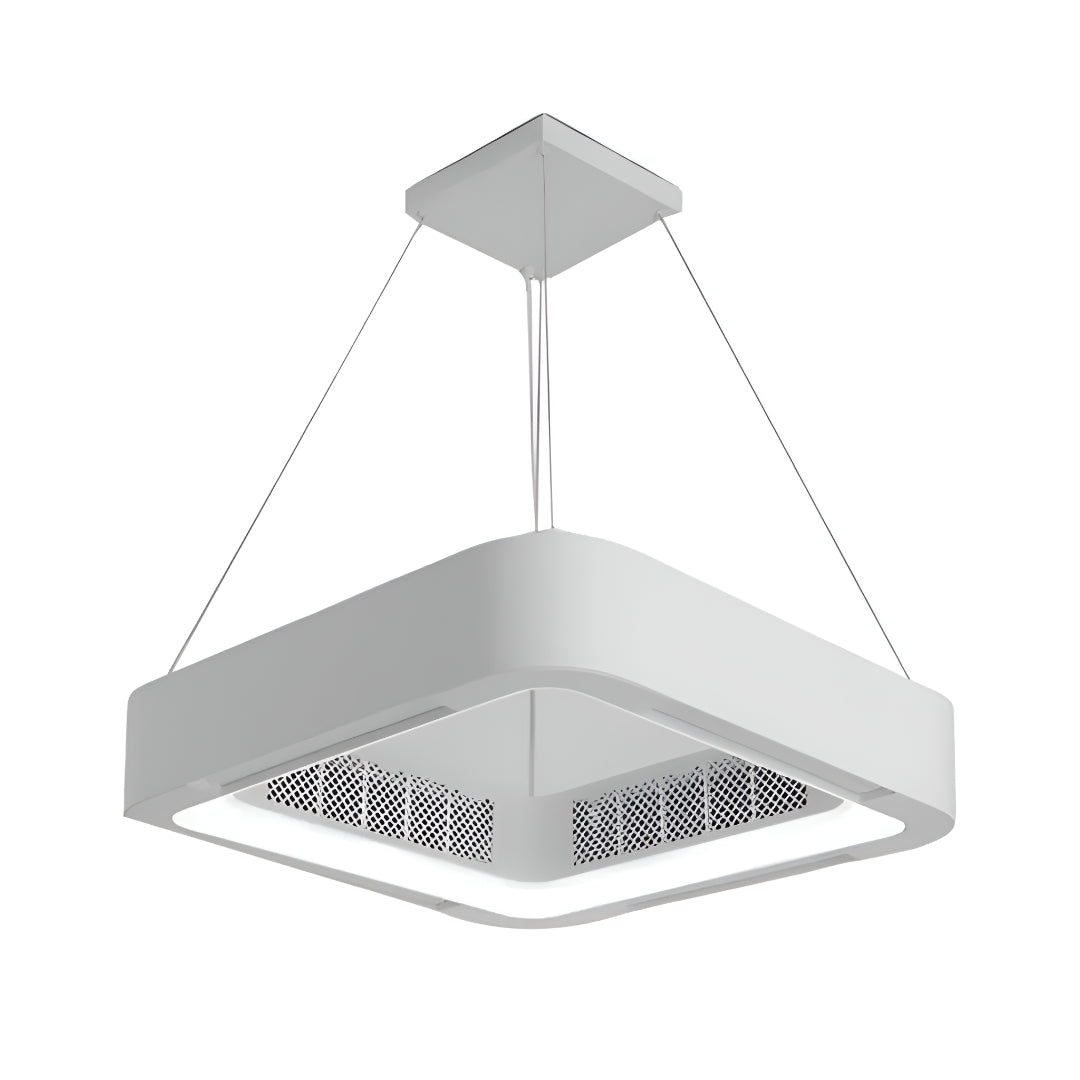 Overhead Hanging Ceiling Light Fan With Multi-functional Bladeless Design