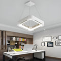 Overhead Hanging Ceiling Light Fan With Multi-functional Bladeless Design