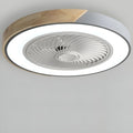 Overhead Quiet Semi Flush Ceiling Fan Light With Remote Controlled