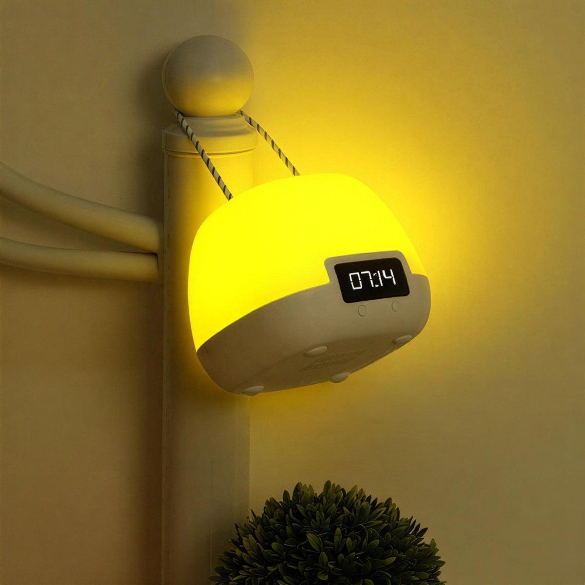 Portable Camping Sunrise Alarm Clock With Night Light