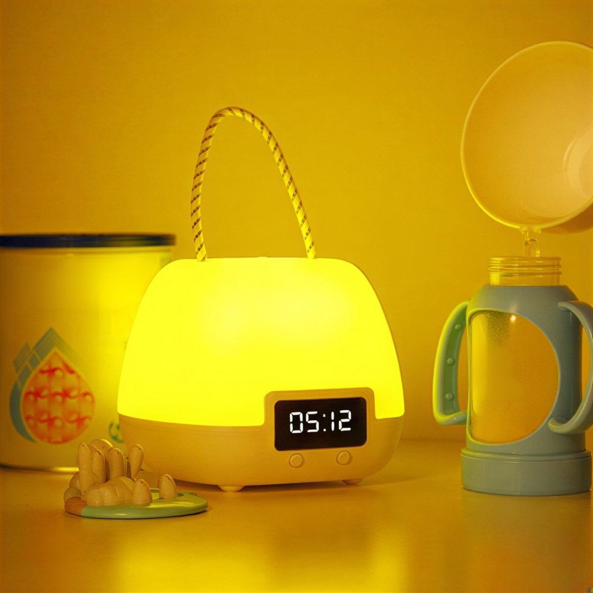 Portable Camping Sunrise Alarm Clock With Night Light