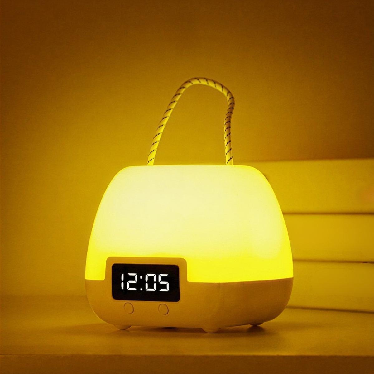 Portable Camping Sunrise Alarm Clock With Night Light