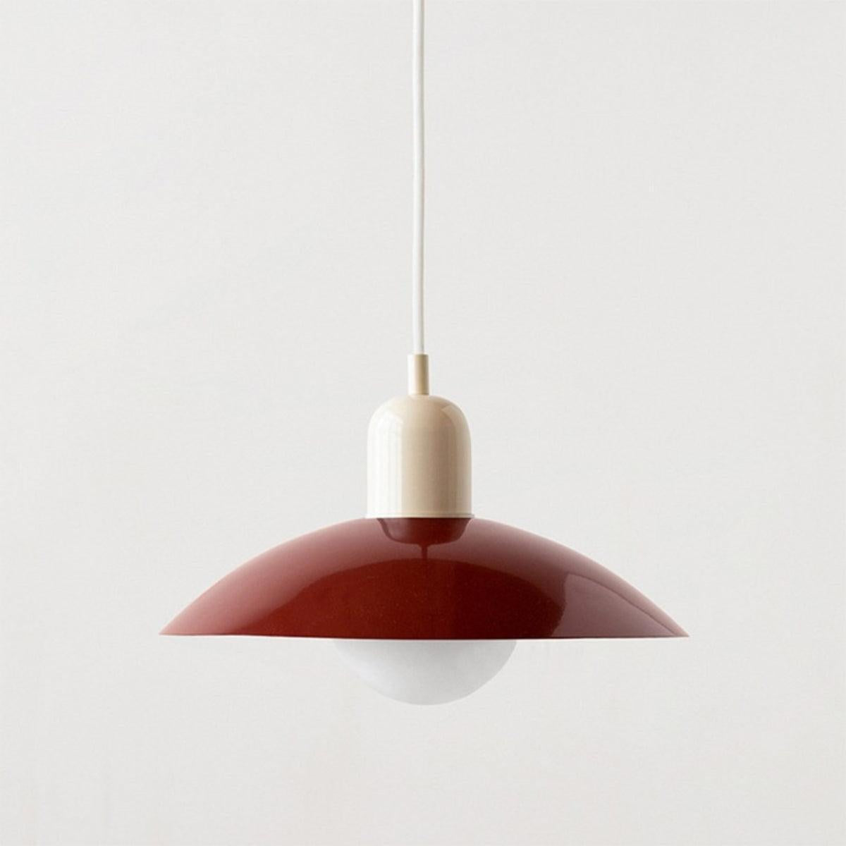 Retro Bauhaus Styled Pendant Light With Mid Century Feel