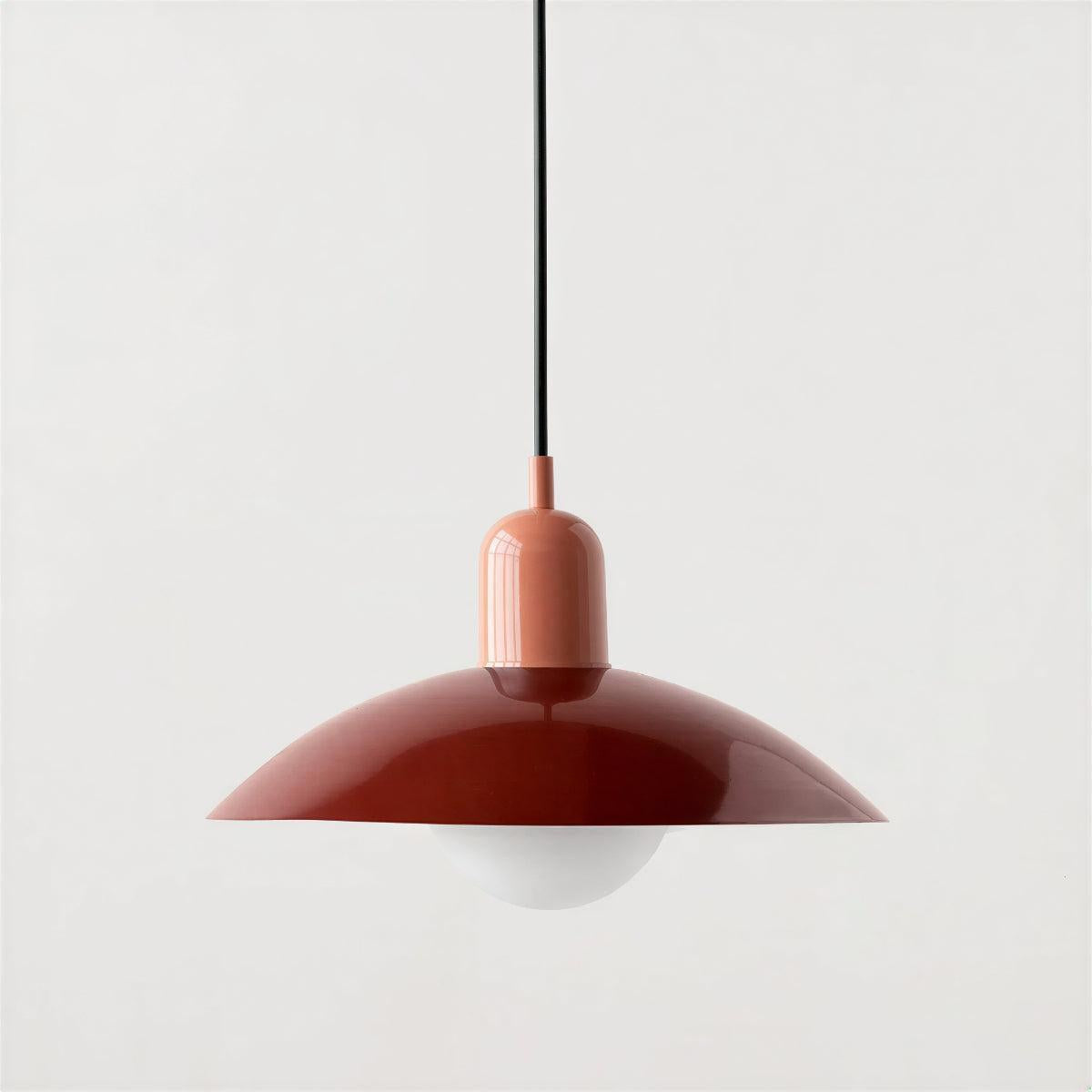 Retro Bauhaus Styled Pendant Light With Mid Century Feel