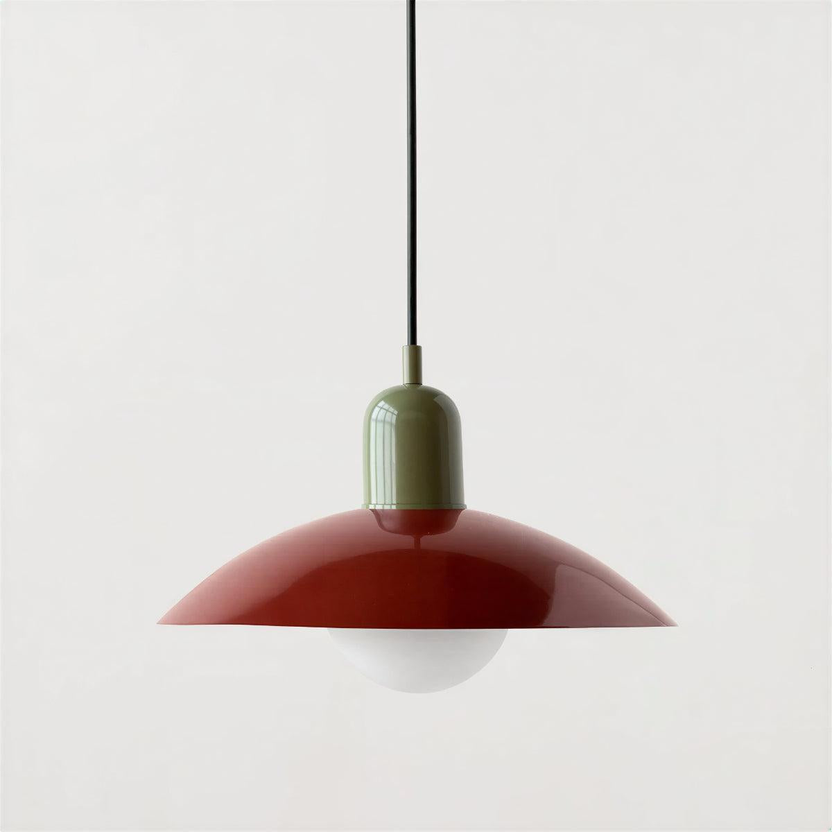 Retro Bauhaus Styled Pendant Light With Mid Century Feel