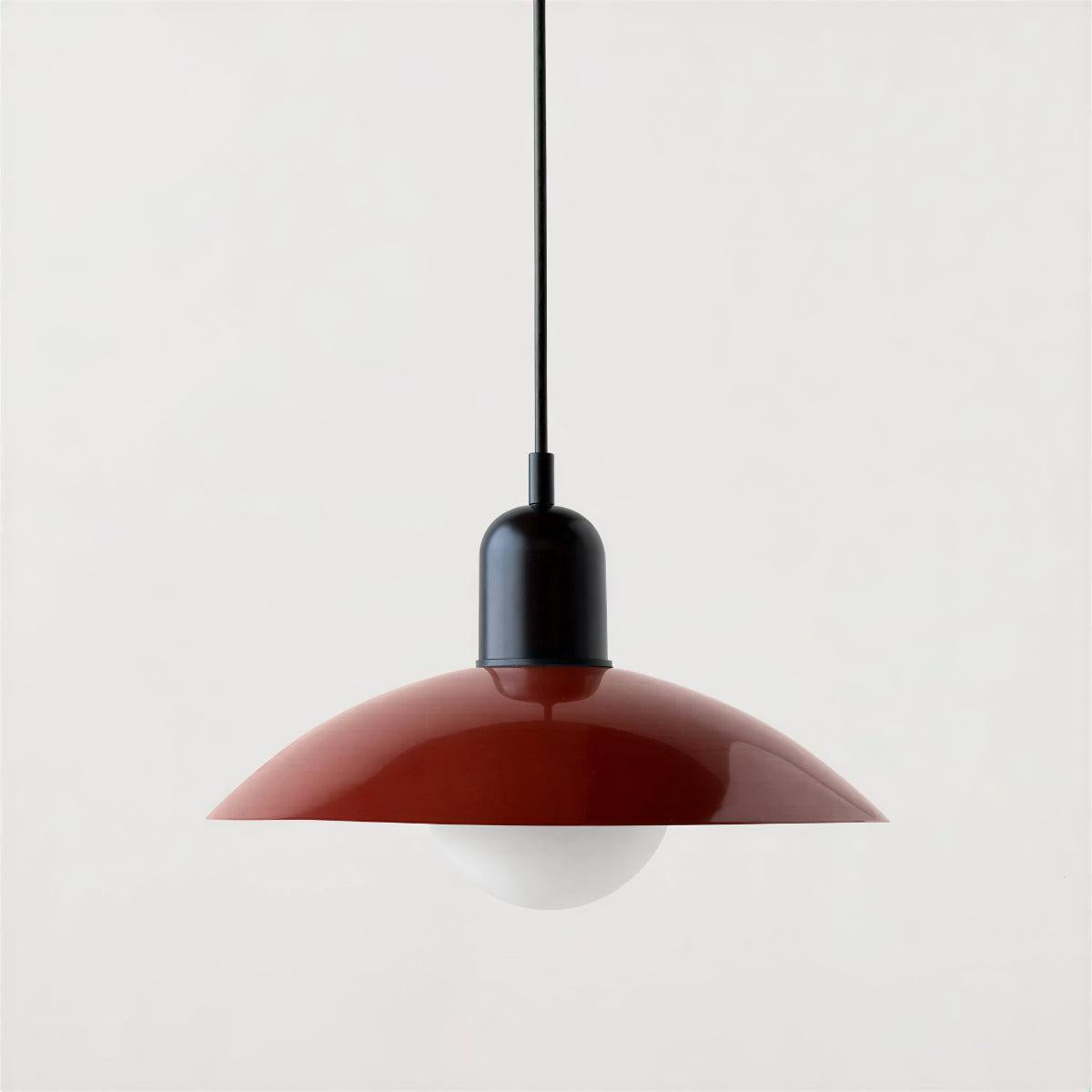 Retro Bauhaus Styled Pendant Light With Mid Century Feel