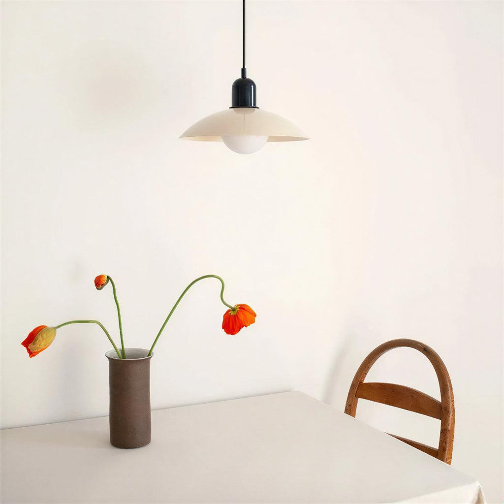 Retro Bauhaus Styled Pendant Light With Mid Century Feel
