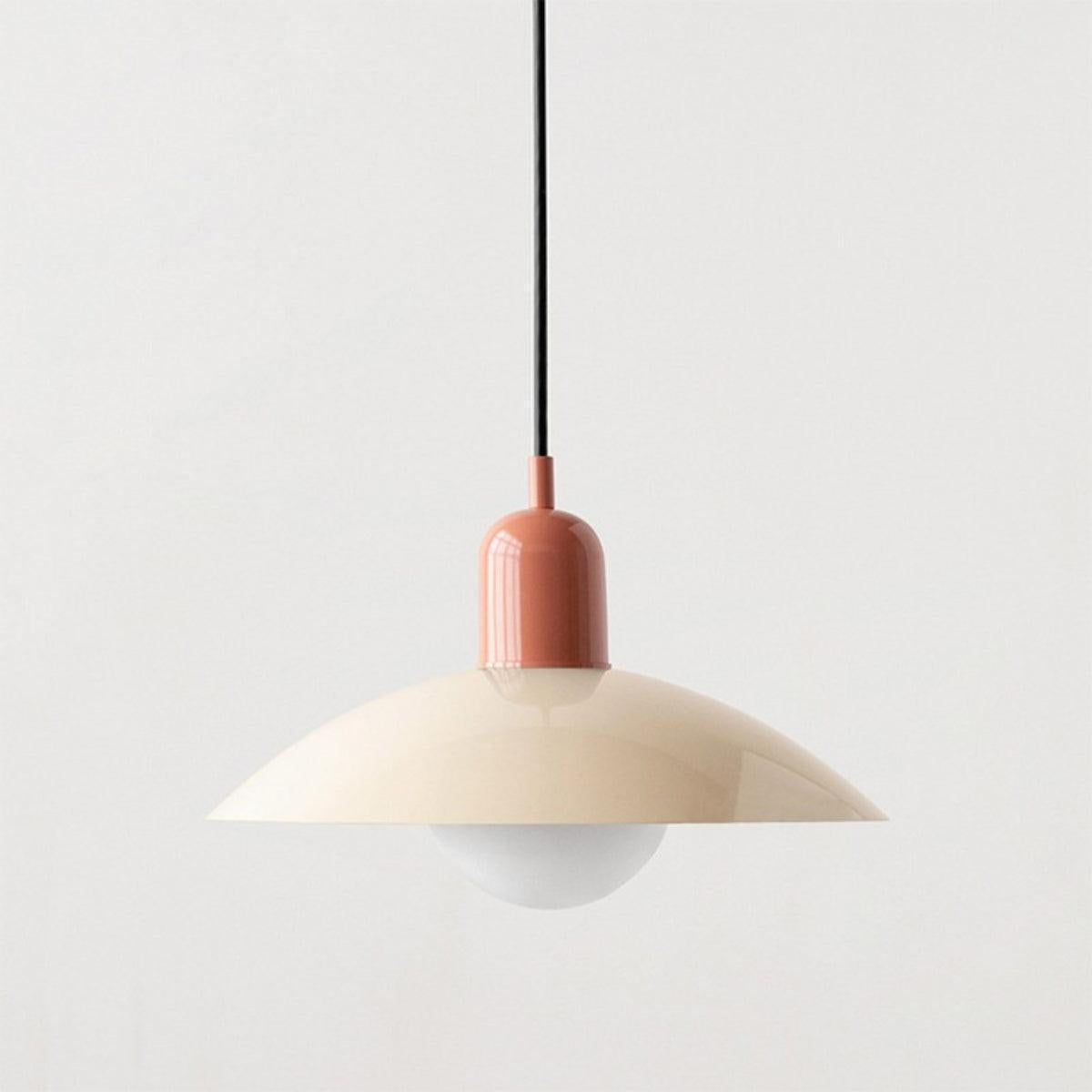Retro Bauhaus Styled Pendant Light With Mid Century Feel