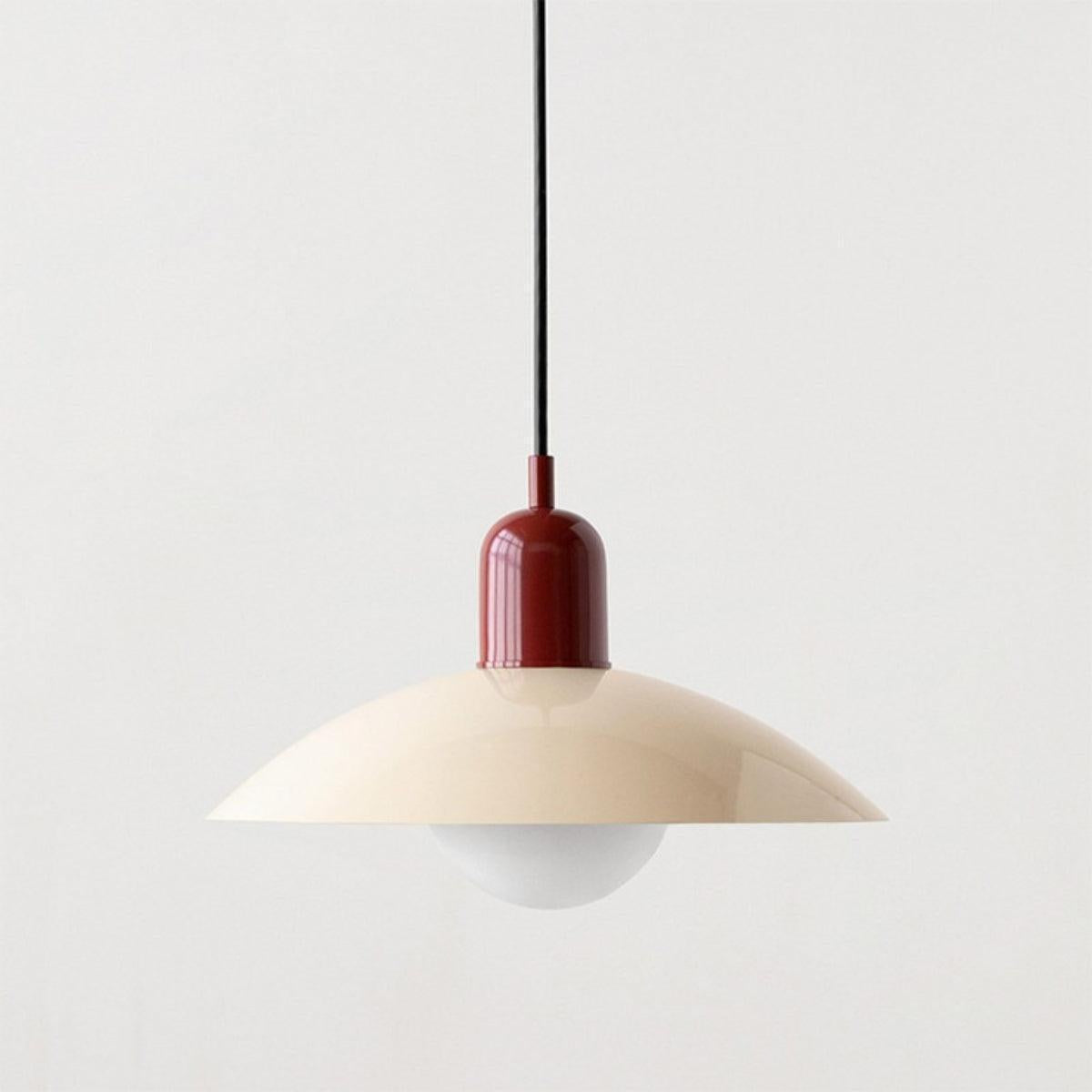 Retro Bauhaus Styled Pendant Light With Mid Century Feel