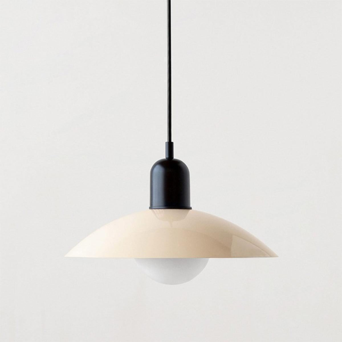 Retro Bauhaus Styled Pendant Light With Mid Century Feel