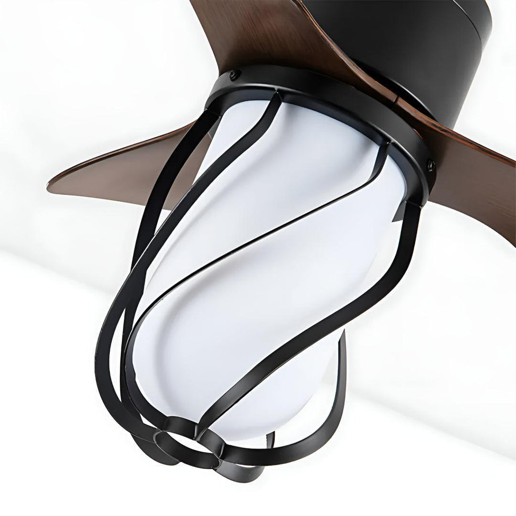 Rustic Farmhouse Styled Fan Ceiling Fan With Remote Control