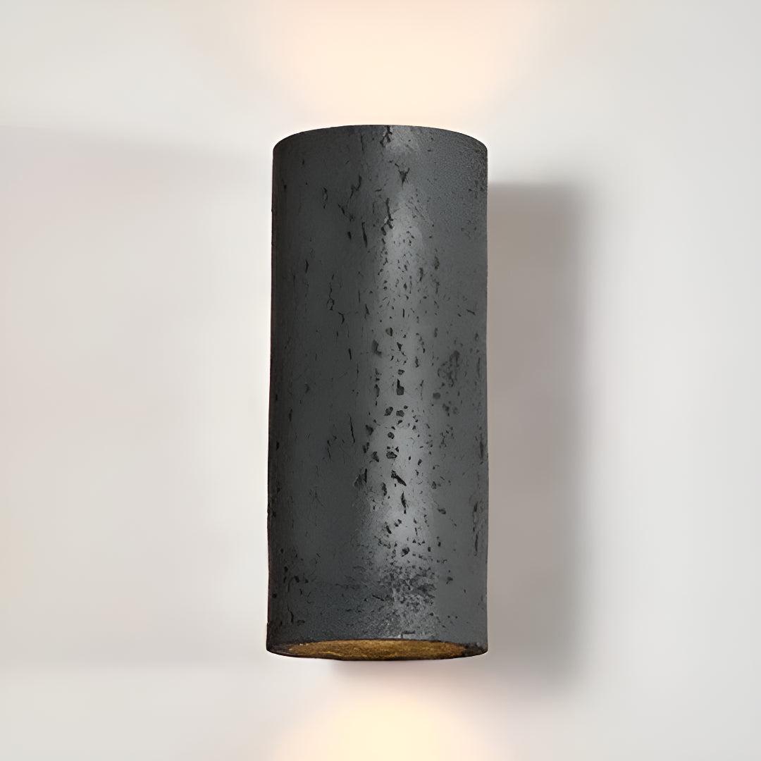 Rustic Metal Wall Sconce Light Fixture With Up And Down Glow For Indoor Or Outdoor