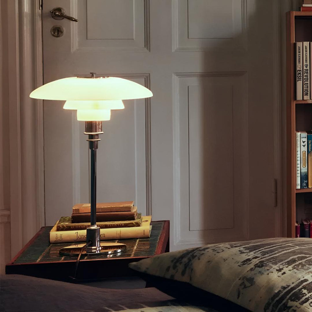 Scandinavian Mushroom Table Lamp With Mid Century Design