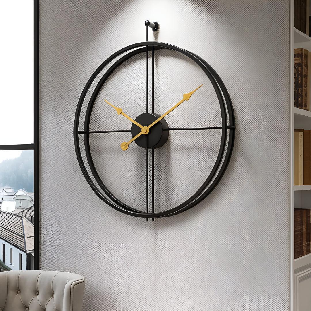 Silent Analogue Wall Clock With Modern Minimalist Design