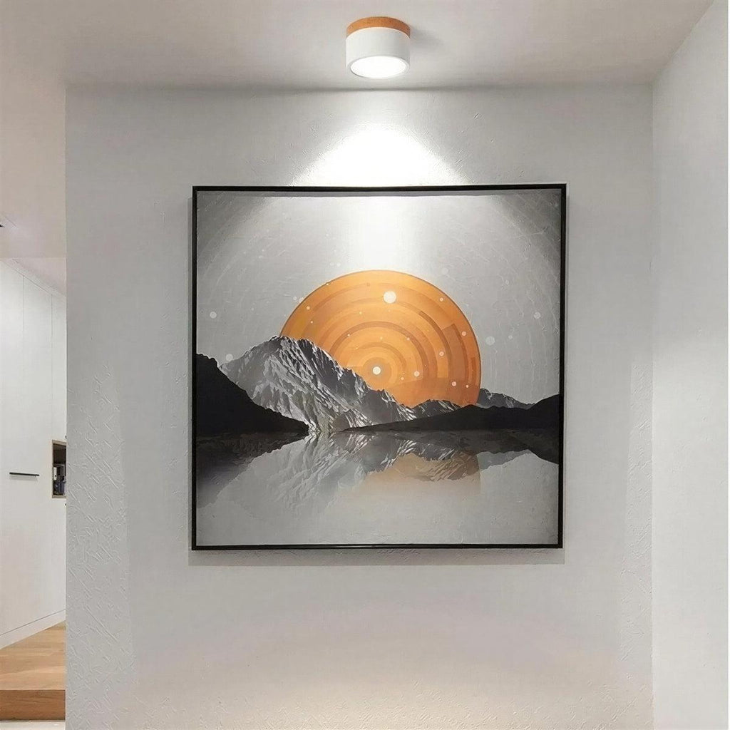 Simple Cylindrical Surface Mounted Ceiling Light Downlight Fixture