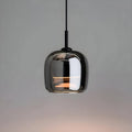 Smoked Glass Hanging Pendant Light for Kitchen Island and Dining Room Ceiling