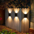 Solar Powered Wall Lights Featuring Up Down Lighting
