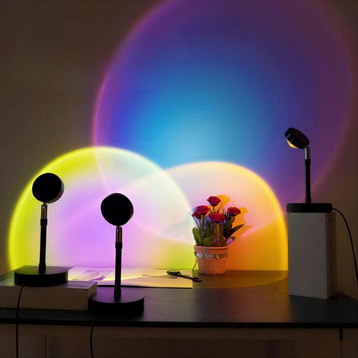 Sunset Projection Table Lamp For Mood Lighting