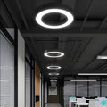 Suspended Round Circular Ceiling Pendant Light For Offices And Gyms