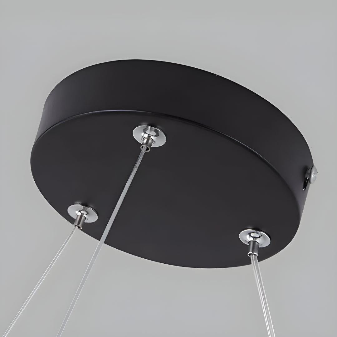 Suspended Round Circular Pendant Ceiling Light With Commercial Office Grade LED