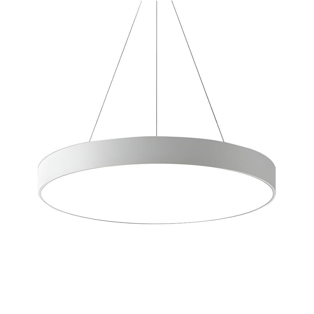 Suspended Round Circular Pendant Ceiling Light With Commercial Office Grade LED