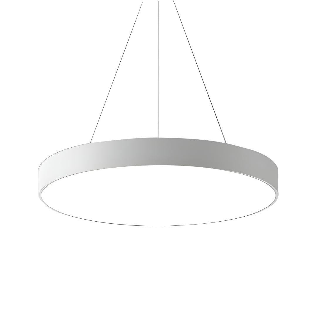Suspended Round Circular Pendant Ceiling Light With Commercial Office Grade LED