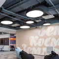 Suspended Round Circular Pendant Ceiling Light With Commercial Office Grade LED