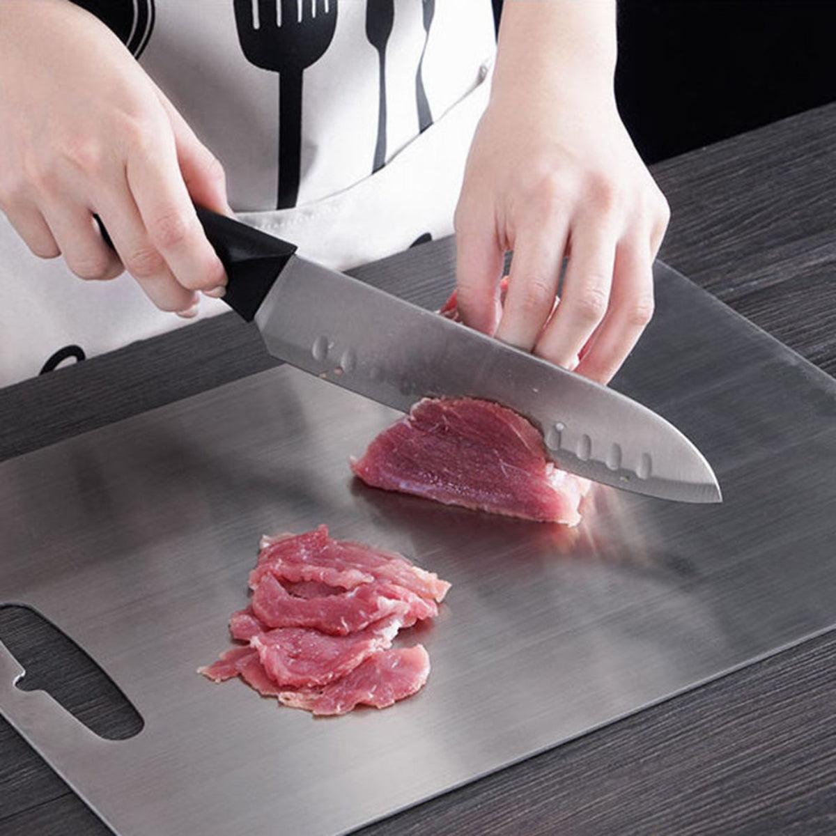 Titanium Double Sided Kitchen Chopping Board With Dishwasher Compatible Surface