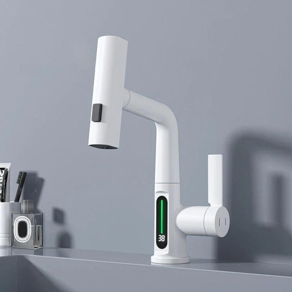 Touch Sensor Kitchen Faucet With Temperature Display