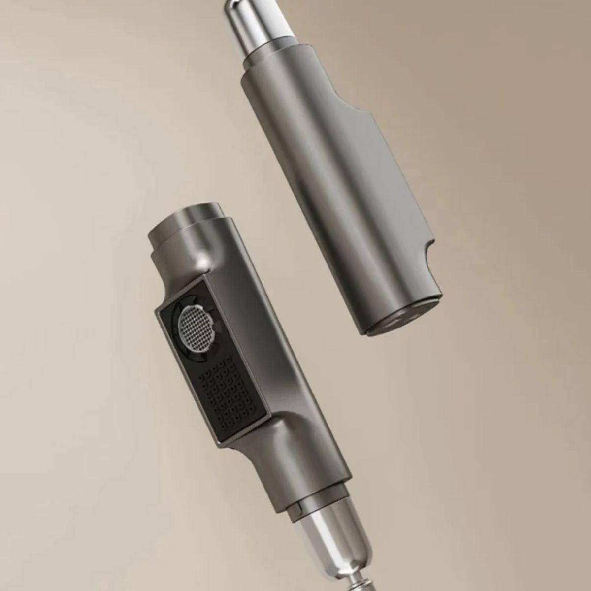 Touch Sensor Kitchen Pull Out Faucet With Temperature Display