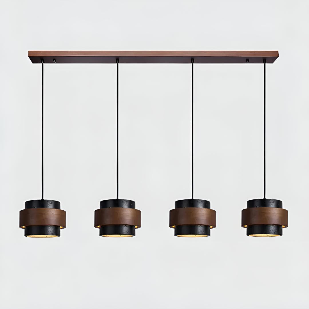 Travertine Styled Pendant Light Fixture For Dining Area and Kitchen Island