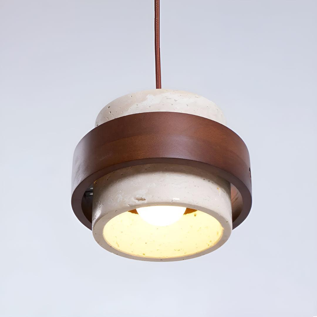 Travertine Styled Pendant Light Fixture For Dining Area and Kitchen Island
